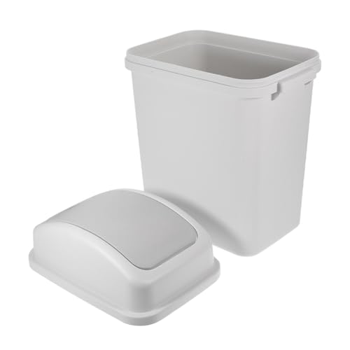 Toyvian Praktischer Kleiner Abfalleimer mit Deckel Kompakter Mehrzweck mülleimer für Küche Bad Büro und Schlafzimmer Robuster Kunststoff Geräuscharmes Schwingdeckel design Leicht zu Toyvian Praktischer Kleiner Abfalleimer mit Deckel Kompakter Mehrzweck mülleimer für Küche Bad Büro und Schlafzimmer Robuster Kunststoff Geräuscharmes Schwingdeckel design Leicht zu von Toyvian