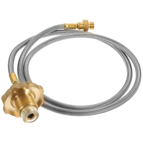 Toyvian Propangas Adapter zu Schlauch mit Robustem Messinganschluss für Gasgrill und Campingkocher Langlebiger Metallgeflecht Schlauch Geeignet für Outdoor Camping Picknick Wandern Toyvian Propangas Adapter zu Schlauch mit Robustem Messinganschluss für Gasgrill und Campingkocher Langlebiger Metallgeflecht Schlauch Geeignet für Outdoor Camping Picknick Wandern von Toyvian