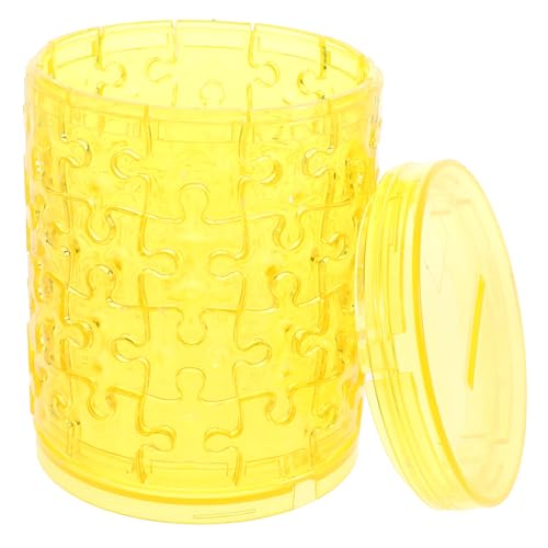 Toyvian Puzzle Spardose Transparente Münzbox Für Tisch Kreative Dekoration Für Zuhause Büro Und Schule Sicheres Design Aufbewahrung Von Kleingeld Farbenfrohe Spardose Für Erwachsene von Toyvian