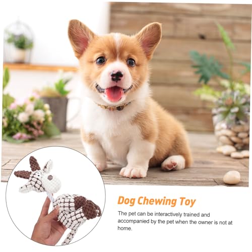 Toyvian Quietschendes Hundespielzeug Donkey Form aus Robustem Baumwollseil Zahnreinigend und Interaktiv Geeignet für Kleine und Mittelgroße Hunde zur Beschäftigung und Stressabbau Toyvian Quietschendes Hundespielzeug Donkey Form aus Robustem Baumwollseil Zahnreinigend und Interaktiv Geeignet für Kleine und Mittelgroße Hunde zur Beschäftigung und Stressabbau von Toyvian