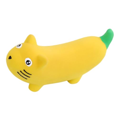 Toyvian Quietschendes Hundespielzeug aus Latex Langlebiges Kauspielzeug für Kleine und Mittelgroße Hunde Zahnreinigend Beißtresistent Lustiges Bananen Katzen Design Interaktives Molaren Toyvian Quietschendes Hundespielzeug aus Latex Langlebiges Kauspielzeug für Kleine und Mittelgroße Hunde Zahnreinigend Beißtresistent Lustiges Bananen Katzen Design Interaktives Molaren von Toyvian