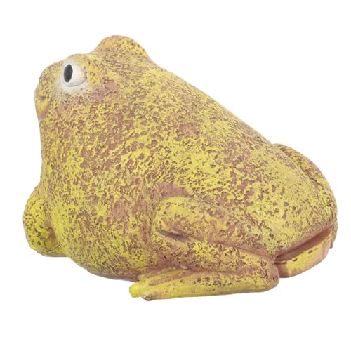 Toyvian Realistische Garten Frosch Schlüsselbox Versteckter Schlüssel Safe Aufbewahrung Deko Außenbereich für Ersatzschlüssel und Kleine Wertgegenstände von Toyvian