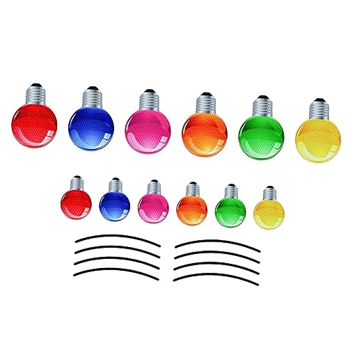 Toyvian Reflektierende Weihnachts Magnetaufkleber Teiliges Set mit Bunten Glühbirnen Weiche Magnete Vielseitig für Auto Kühlschrank Garagentor Metallflächen Einfache Anbringung Toyvian Reflektierende Weihnachts Magnetaufkleber Teiliges Set mit Bunten Glühbirnen Weiche Magnete Vielseitig für Auto Kühlschrank Garagentor Metallflächen Einfache Anbringung von Toyvian