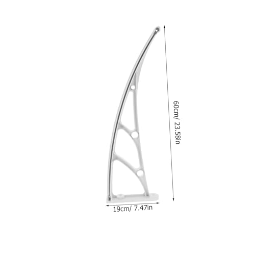 Toyvian Reinforced PVC Awning Halterung Stabile Türvordach Halterung Wetterfest Vielseitig Balkon Fenster Vordach Zubehör für Außenbereich Toyvian Reinforced PVC Awning Halterung Stabile Türvordach Halterung Wetterfest Vielseitig Balkon Fenster Vordach Zubehör für Außenbereich von Toyvian