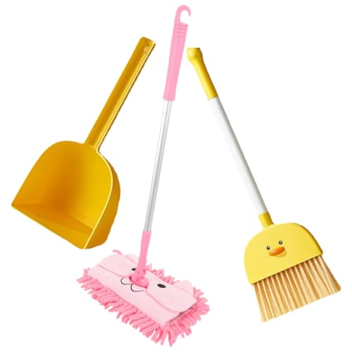 Toyvian Reinigungsset Mini Besen Kehrschaufel Wischmopp Leicht für Spiel und Haushaltspraxis Eltern junge Mädchen aktivitäten Geeignet Toyvian Reinigungsset Mini Besen Kehrschaufel Wischmopp Leicht für Spiel und Haushaltspraxis Eltern junge Mädchen aktivitäten Geeignet von Toyvian