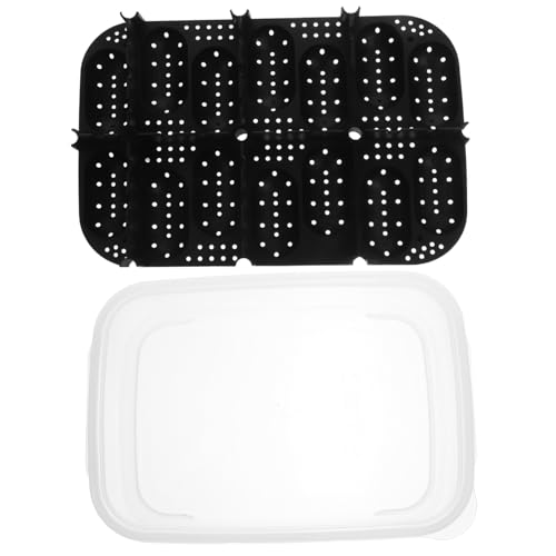 Toyvian Brutkasten Für Reptilien Eier Mit Fächern Inkubator Tablett Für Reptilienbrut Brutbox Für Eierzucht von Toyvian