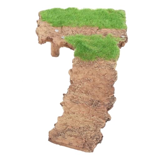 Toyvian Reptilien Rastplattform aus Harz für Schildkröten Kletterrampe und Sonnenliege für Aquarien Geeignet für Frösche und Eidechsen und Langlebig zur Dekoration von Toyvian