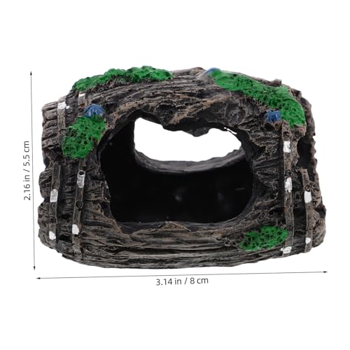 Toyvian Resin Aquarium Dekoration Kleiner Schwarzer Unterschlupf Höhle für Betta Garnelen Reptilien Langlebig Leicht zu Reinigen Fisch Versteck Toyvian Resin Aquarium Dekoration Kleiner Schwarzer Unterschlupf Höhle für Betta Garnelen Reptilien Langlebig Leicht zu Reinigen Fisch Versteck von Toyvian