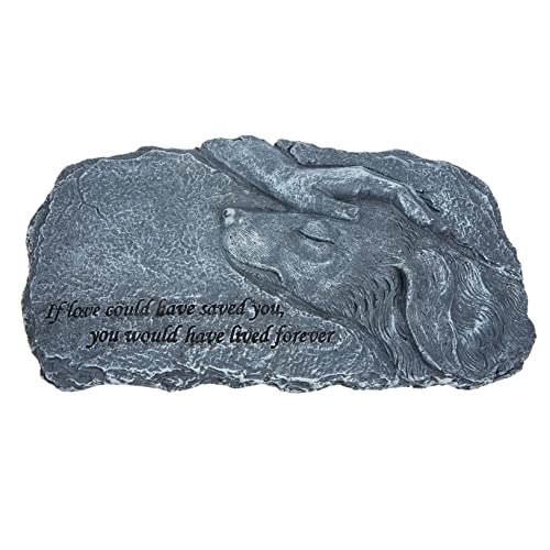 Toyvian Resin Haustier Gedenkstein Grab Statue Stabile Tier Grabdekoration Graue Memorial Figur für Hundehalter Garten Tröstendes Andenken an Geliebte Haustiere Toyvian Resin Haustier Gedenkstein Grab Statue Stabile Tier Grabdekoration Graue Memorial Figur für Hundehalter Garten Tröstendes Andenken an Geliebte Haustiere von Toyvian