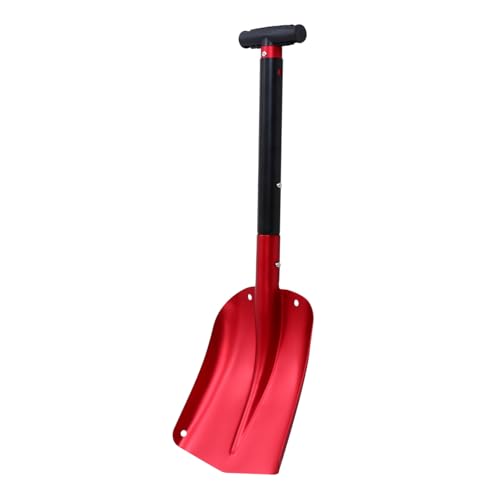 Toyvian Robuste Schneeschaufel aus Aluminiumlegierung mit Teleskopstiel Multifunktional für Auto und Outdoor Effizienter Schneeräumer und Eisschaber für Windschutzscheiben und von Toyvian