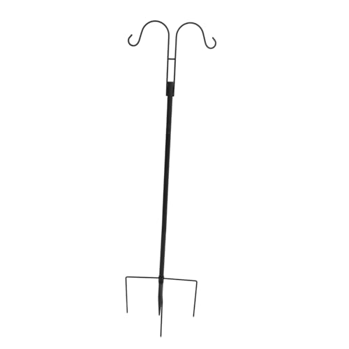 Toyvian Robuster Schäferhaken aus Metall mit Doppeltem Haken Wetterfester Gartenstecker für Vogelhäuschen Laternen und Pflanzkörbe Abnehmbar Vielseitig für Außenbereich und Toyvian Robuster Schäferhaken aus Metall mit Doppeltem Haken Wetterfester Gartenstecker für Vogelhäuschen Laternen und Pflanzkörbe Abnehmbar Vielseitig für Außenbereich und von Toyvian