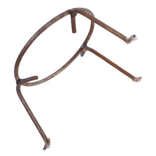 Toyvian Robuster Wiederverwendbarer Outdoor Wok Ständer aus Stabiler Dreibein Herdhalter für Camping Grill und Survival Tragbar und Installieren für Wanderungen und von Toyvian