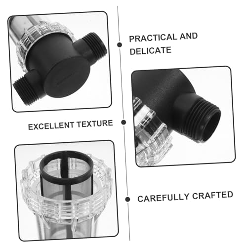 Toyvian Rohrfilter mit Mesh Sieb Sedimentfilter für Gartenbewässerung Hochdruckschlauch Waschgerät Vielseitiger Inline Wasserfilter zur Verlängerung Gerätelebensdauer Toyvian Rohrfilter mit Mesh Sieb Sedimentfilter für Gartenbewässerung Hochdruckschlauch Waschgerät Vielseitiger Inline Wasserfilter zur Verlängerung Gerätelebensdauer von Toyvian