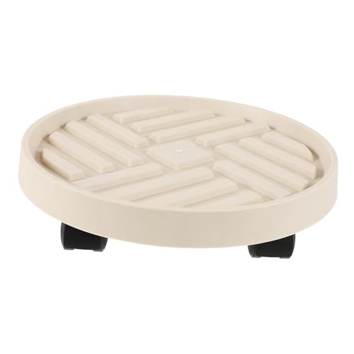 Toyvian Rollender Pflanzenuntersetzer mit Rädern Beweglicher Blumentopfhalter für Töpfe Durchmesser Wasserdurchlässig und Leicht für und Außenbereich Toyvian Rollender Pflanzenuntersetzer mit Rädern Beweglicher Blumentopfhalter für Töpfe Durchmesser Wasserdurchlässig und Leicht für und Außenbereich von Toyvian