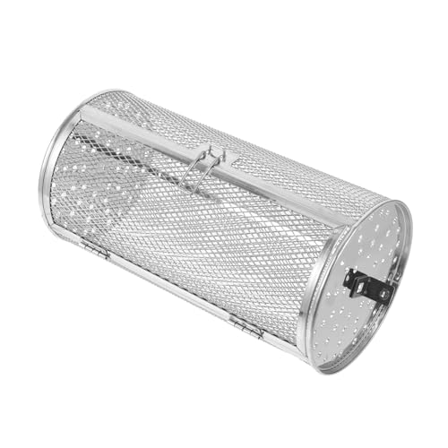 Toyvian Rollbarer Grillkorb Aus Edelstahl Für Heißluftfritteuse Und Backofen Drehspießkorb Mit Beweglicher Tür Grillzubehör Für Gleichmäßige Erwärmung Von Fleisch Und Gemüse Toyvian Rollbarer Grillkorb Aus Edelstahl Für Heißluftfritteuse Und Backofen Drehspießkorb Mit Beweglicher Tür Grillzubehör Für Gleichmäßige Erwärmung Von Fleisch Und Gemüse von Toyvian