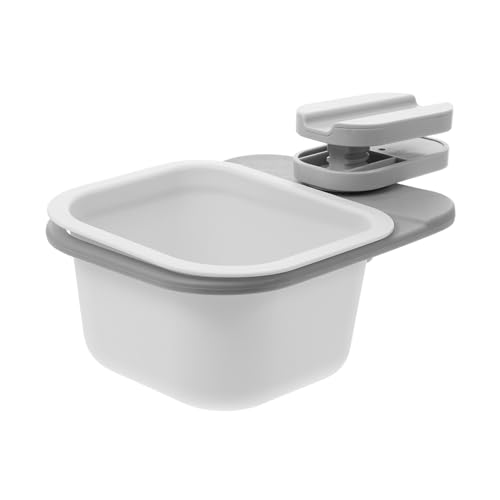 Toyvian Rotierender Vielseitiger Abfallbehälter aus Wasserdichtem Abs Leichter Kompakter Mülleimer für Schlafzimmer Büro und Bad Praktische Aufbewahrungsbox für Krümel und Kleinteile von Toyvian