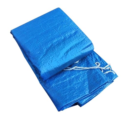 Toyvian Runde Poolabdeckung aus Langlebigem PE Material Wasserabweisend und Regenfest Passend für Aufblasbare und Frame Pools Einfache Handhabung und Platzsparende Aufbewahrung von Toyvian