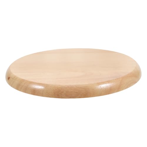 Toyvian Runder Holzhocker Sitzplatte Holzsitz Ersatzteil Robust Langlebig Leicht zu Reinigen für Bar Küchenstuhl Balkonsitz Geeignet von Toyvian