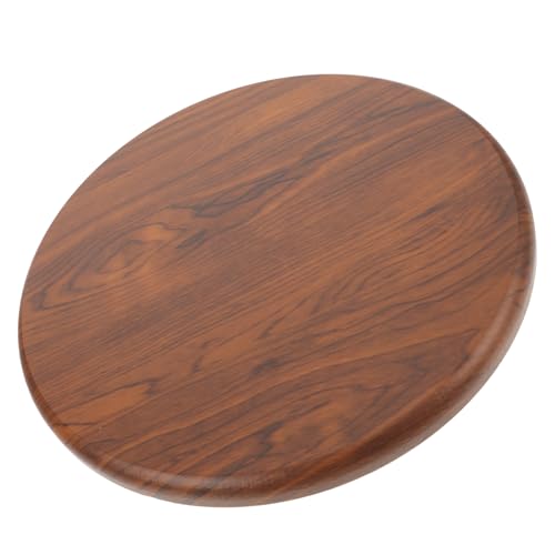 Toyvian Runder Holzstuhl Sitzfläche Ersatz Sitzplatte aus Massivem Holz Ø Robust Langlebig Glatt Oberfläche Einfache Montage für Hocker und Stuhl Sitzfläche Ersatz von Toyvian