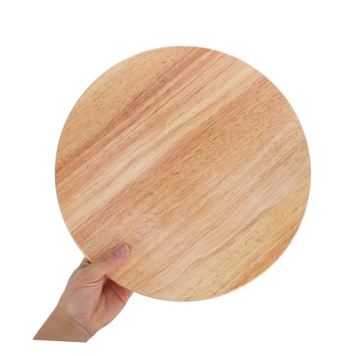 Toyvian Runder Massivholz Sitzflächenaustausch Robuste Pflegeleichte Holzauflage für Barhocker Zuverlässig und Natürlich für Restaurant und Esszimmer von Toyvian