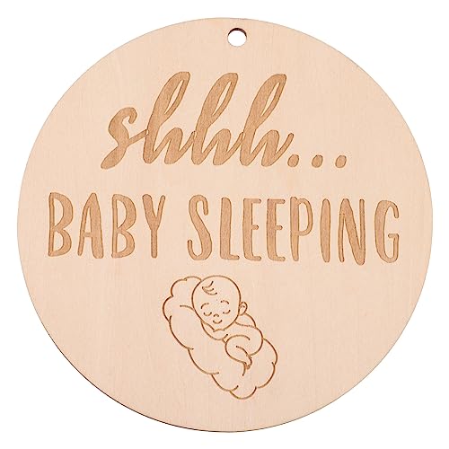 Toyvian Rundes Holzschild Schlafschild für Tür oder Wand für Babyzimmer Babyparty Dekoration Neutraler Stil Toyvian Rundes Holzschild Schlafschild für Tür oder Wand für Babyzimmer Babyparty Dekoration Neutraler Stil von Toyvian