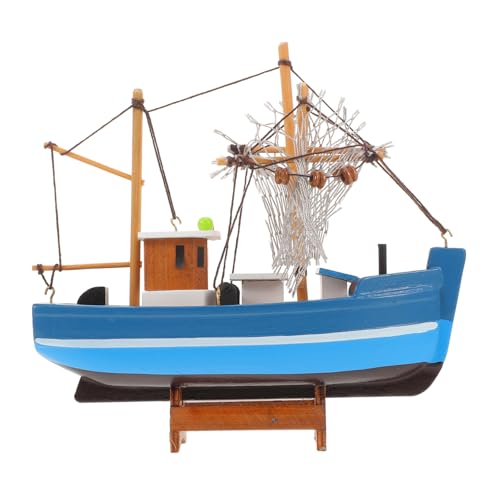 Toyvian Rustikales Holz-Segelboot Modell aus Massivholz Mediterranes Nautisches Schiff für Küstendeko am Meer Langlebiges Tischboot Ornament mit Natürlicher Maserung Symbolisches Toyvian Rustikales Holz-Segelboot Modell aus Massivholz Mediterranes Nautisches Schiff für Küstendeko am Meer Langlebiges Tischboot Ornament mit Natürlicher Maserung Symbolisches von Toyvian