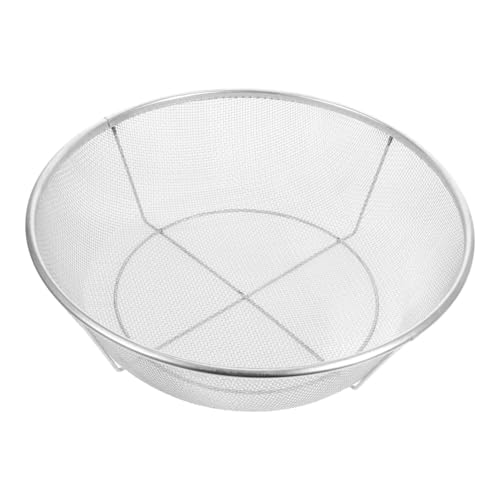 Toyvian Sand und ERD Sieb Verzinktem Eisen Robustes Gartensieb mit Feinem Maschen Design für Effektive Filtration von Sand Kies und Erde für Gartenarbeit und Landwirtschaft Durchmesser von Toyvian