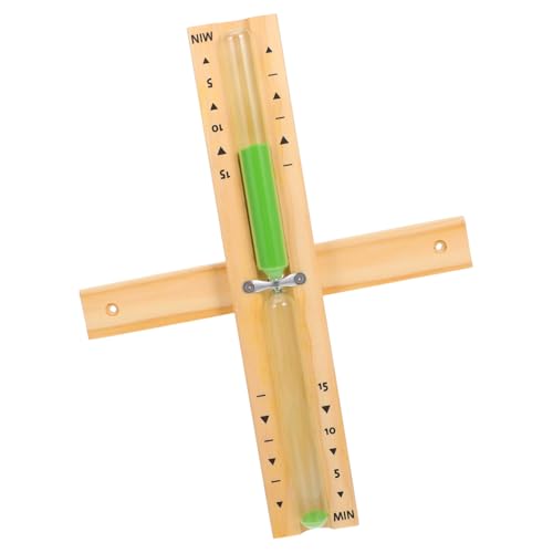 Toyvian Sauna-Timer Aus Holz 15 Minuten Glas Für Saunaraum von Toyvian