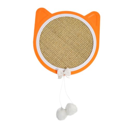 Toyvian Saugfuß Katzenkratzbrett Hängend aus Robustem Sisal Kratzfestes Kätzchenspielzeug zur Krallenpflege Strapazierfähig und Hautfreundlich als Kratzbrett für Hauskatzen zur von Toyvian