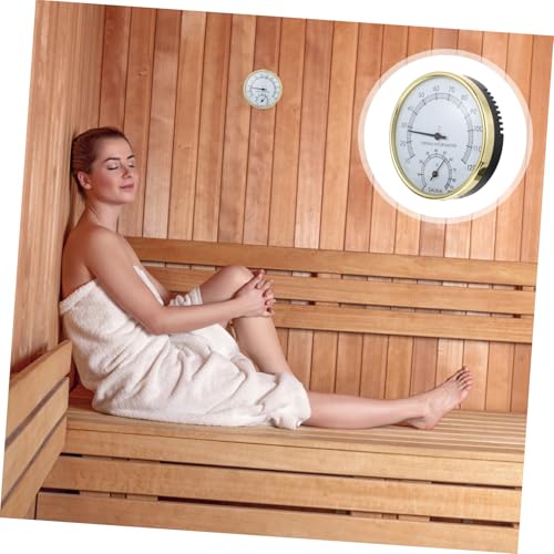 Toyvian Sauna Thermometer Hygrometer Präzises Messgerät Temperatur Luftfeuchtigkeit Saunazubehör Praktisch Langlebig Leicht Ablesbar für Sauna Innenbereich Toyvian Sauna Thermometer Hygrometer Präzises Messgerät Temperatur Luftfeuchtigkeit Saunazubehör Praktisch Langlebig Leicht Ablesbar für Sauna Innenbereich von Toyvian