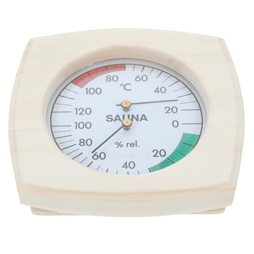 Toyvian Sauna Thermometer Hygrometer Präzises Messgerät für Temperatur und Luftfeuchtigkeit im Dampfbad Benutzerfreundliche Installation Design für Entspannung Toyvian Sauna Thermometer Hygrometer Präzises Messgerät für Temperatur und Luftfeuchtigkeit im Dampfbad Benutzerfreundliche Installation Design für Entspannung von Toyvian