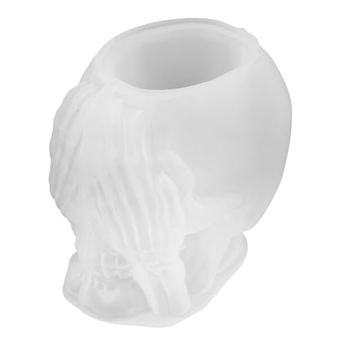 Toyvian Schädel -aromatherapie Kerzenlestick Dekorate Für Led Gothic Realistisch Etikett Geformt Halloween Herstellung Kerze Fallen Schädelform Skelett -epoxidformen Weiß Kieselgel Toyvian Schädel -aromatherapie Kerzenlestick Dekorate Für Led Gothic Realistisch Etikett Geformt Halloween Herstellung Kerze Fallen Schädelform Skelett -epoxidformen Weiß Kieselgel von Toyvian