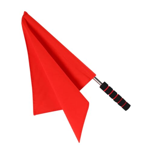 Toyvian Schiedsrichter Flagge mit Rostfreier Stahlstange und Schwammgriff Rote Signalflagge für Sportwettbewerbe Geeignet als Linienrichter Fahne und Fan Cheering Flagge Toyvian Schiedsrichter Flagge mit Rostfreier Stahlstange und Schwammgriff Rote Signalflagge für Sportwettbewerbe Geeignet als Linienrichter Fahne und Fan Cheering Flagge von Toyvian