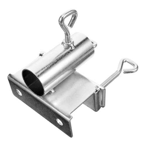 Toyvian Schirmhalter Regenschirm Baldachin Überdachung Im Freien Regenschirme Schirmständer Stand Steht Dachhalter Terrassenschirmehalter Außenschirme Reparaturhalterung Silber Eisen von Toyvian