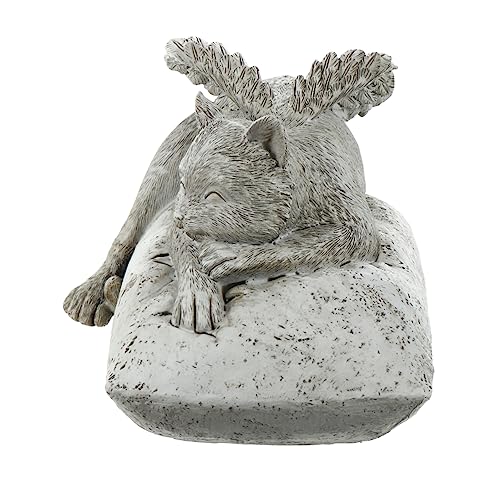 Toyvian Schlafende Katzenengel Skulptur aus Kunstharz Gedenk Grabmarker für Geliebte Haustiere Dekorative Gartenfigur zur Erinnerung an Verstorbene Katzen und Detailreich Toyvian Schlafende Katzenengel Skulptur aus Kunstharz Gedenk Grabmarker für Geliebte Haustiere Dekorative Gartenfigur zur Erinnerung an Verstorbene Katzen und Detailreich von Toyvian