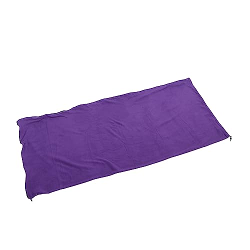 Toyvian Schlafsack Inner Liner Campingmatte Warm groß Erwachsene isoliert Outdoor-Decke TRANKEBLACKE Picknickdecke im Freien Outdoor-Campingdecke Multifunktions-Picknickdecke Vlies Violett von Toyvian