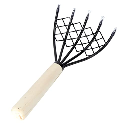 Toyvian Seafood Digging Rake mit Holzgriff Muscheln und Meeresfrüchte Graben Rutschfester Scharfe Krallen für Schnelles Ausheben Werkzeug mit Netzdesign für Einfache Toyvian Seafood Digging Rake mit Holzgriff Muscheln und Meeresfrüchte Graben Rutschfester Scharfe Krallen für Schnelles Ausheben Werkzeug mit Netzdesign für Einfache von Toyvian