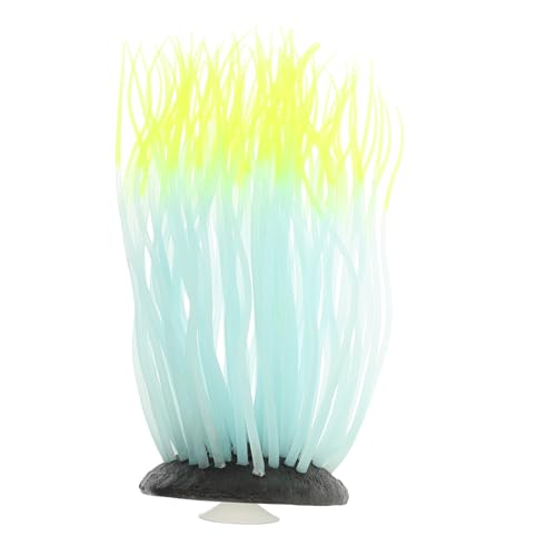 Toyvian Seewespen Deko Aquarium Anemone Leuchtend Künstlich Langlebig Für Süßwasser Fischbecken Naturnahe Nachbildung Wartungsfrei Sicherheitsmaterial von Toyvian