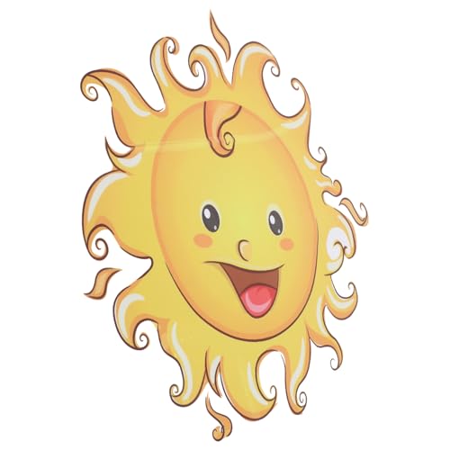 Toyvian Selbstklebendes Sun Wandtattoo Sonne PVC Wandaufkleber Kinderzimmer Babyzimmer Deko Schlafzimmer Fenster Aufkleber Langlebig und Leicht Anzubringen Toyvian Selbstklebendes Sun Wandtattoo Sonne PVC Wandaufkleber Kinderzimmer Babyzimmer Deko Schlafzimmer Fenster Aufkleber Langlebig und Leicht Anzubringen von Toyvian