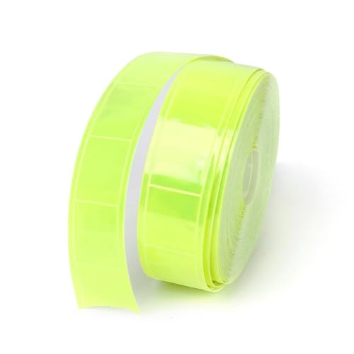Toyvian Sichtbares Gelbes Reflektierendes Sicherheitsband Fluoreszierendes PVC Reflektorband für Kleidung Jacken Hosen und Haustierbekleidung Hochsichtbar und Langlebig von Toyvian