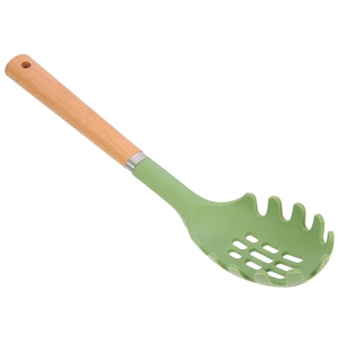 Toyvian Silikon Nudelservierlöffel mit Holzgriff Hitzebeständig und Langlebig Antihaftbeschichtet für Spaghetti und Nudeln als Küchenhelfer für Kochen und Servieren Zufällige Farbe Toyvian Silikon Nudelservierlöffel mit Holzgriff Hitzebeständig und Langlebig Antihaftbeschichtet für Spaghetti und Nudeln als Küchenhelfer für Kochen und Servieren Zufällige Farbe von Toyvian