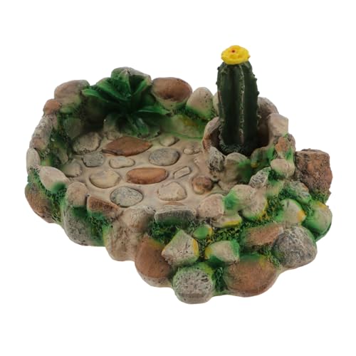 Toyvian Simulation Kaktus Wassernapf und Futterschale für Reptilien und Schildkröten Stabile Terrarium Trinkschale mit Niedrigem Schwerpunkt Langlebiges Futter und Wasserbehältnis für Toyvian Simulation Kaktus Wassernapf und Futterschale für Reptilien und Schildkröten Stabile Terrarium Trinkschale mit Niedrigem Schwerpunkt Langlebiges Futter und Wasserbehältnis für von Toyvian