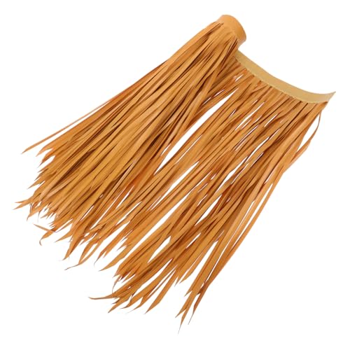 Toyvian Simuliertes Strohdach Pe Feuerfestes Künstliches Strohpanel für Garten und Terrassendekoration Strohhonig für Modellierung Toyvian Simuliertes Strohdach Pe Feuerfestes Künstliches Strohpanel für Garten und Terrassendekoration Strohhonig für Modellierung von Toyvian