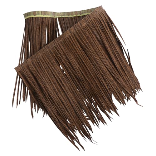 Toyvian Simuliertes Strohdach Schwarz UV Beständig Leicht Installierbar Feuerhemmend Lebensechte Dachplatte für Gartendeko Landschaftsbau Pavillon Tiki Stil Outdoor Überdachung Toyvian Simuliertes Strohdach Schwarz UV Beständig Leicht Installierbar Feuerhemmend Lebensechte Dachplatte für Gartendeko Landschaftsbau Pavillon Tiki Stil Outdoor Überdachung von Toyvian