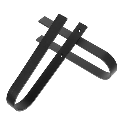 Toyvian Skateboard Wandhalterung aus Carbonstahl Stabile Aufbewahrungshaken für Skateboards und Musikinstrumente Platzsparender Wandhalter Einsetzbar Schwarz von Toyvian