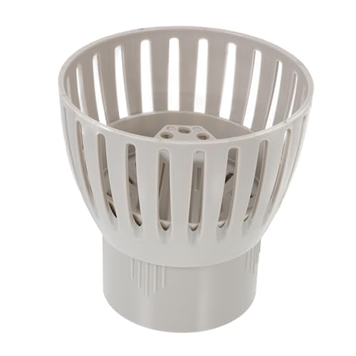 Toyvian Skimmer für Fischteich mit Filter Robust und Geruchlos Multifunktionaler Laub und Schmutzsammler für Teichfilter und Abfluss Erweiterbarer Behälter für Einfache von Toyvian