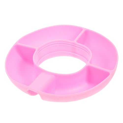 Toyvian Snackplatte Platten Tablett Fachplatte Lebensmittelaufbewahrungsplatten Süßigkeitenaufbewahrungsplatten Wiederverwendbare Silikonplatten Obstaufbewahrungsplatten von Toyvian