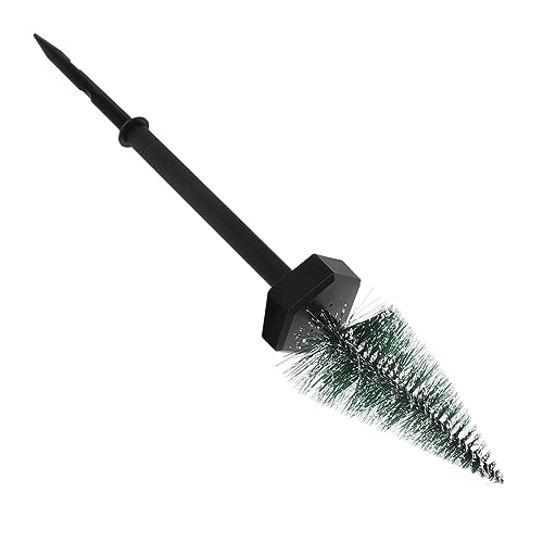 Toyvian Solar Weihnachtsbaum LED Gartenleuchte mit Erdspieß Wasserdichte Solar Außenleuchte für Terrasse und Energiesparende Solarlampe für Weihnachtsdekoration im Freien von Toyvian