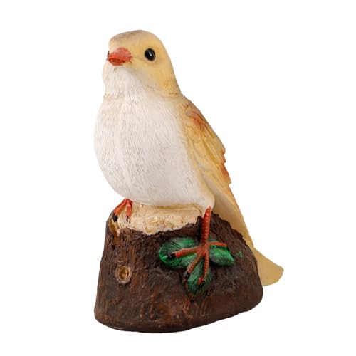 Toyvian Solarbetriebene Garten Vogel Statue Resin Dekofigur mit LED Licht für Außenbereich als Gartenleuchte und Kreative Gartendeko für Terrasse und Toyvian Solarbetriebene Garten Vogel Statue Resin Dekofigur mit LED Licht für Außenbereich als Gartenleuchte und Kreative Gartendeko für Terrasse und von Toyvian