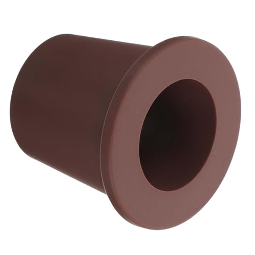 Toyvian Sonnenschirm Lochstopfen Dicke Schutzkappe für Terrassentisch Windstabil Kratzfest Braun für Strand Garten Patio von Toyvian